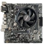 باندل مادربرد ASUS PRIME A320M-K + Ryzen 3 2200G استوک به همراه فن