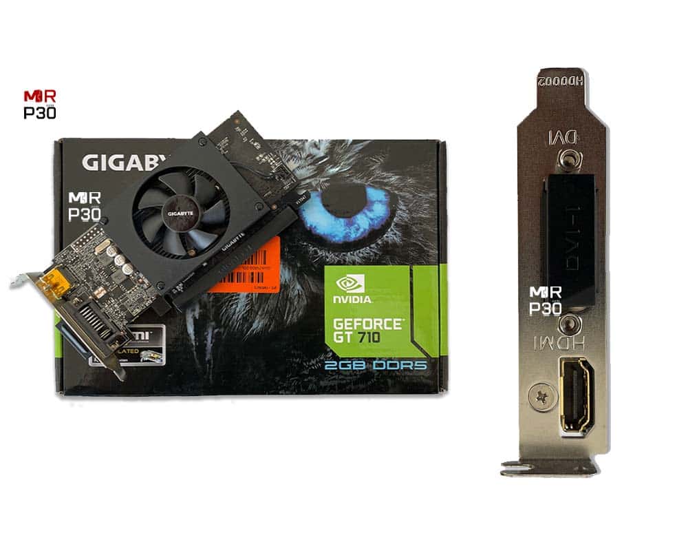 کارت گرافیک گیگابایت Gigabyte GT 710 2G GDDR5 استوک گارانتی تا نوامبر 2025 1 قیمت گرافیک 2 گیگ 710