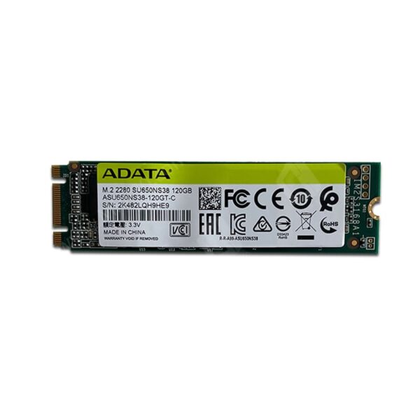 حافظه ای دیتا ADATA M.2 2280 SU650 120GB SSD