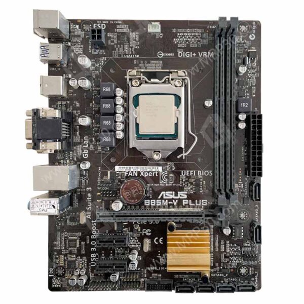 باندل مادربرد ایسوس ASUS B85M-V5 Plus + Intel Core i5 4570 استوک