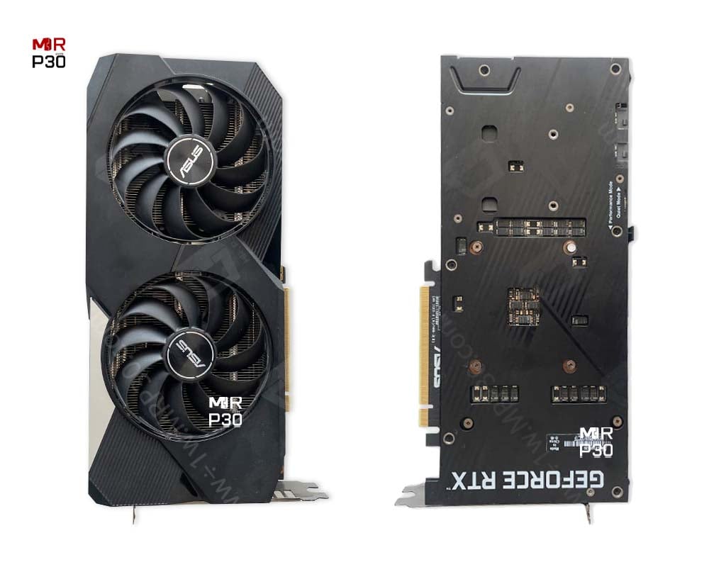 کارت گرافیک ASUS Dual RTX 3070 8G OC GDDR6 استوک 1 خرید گرافیک RTX 3070 8G ایسوس
