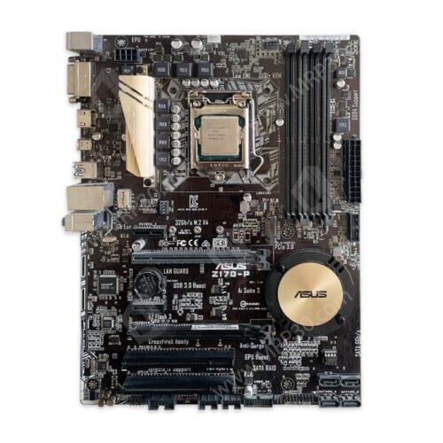 باندل مادربرد ایسوس و پردازنده اینتل ASUS Z170-P + Intel Core i7 6700K استوک