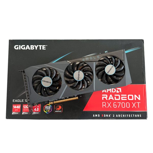 کارت گرافیک Gigabyte RX 6700 XT Eagle 12G GDDR6 استوک در حد نو
