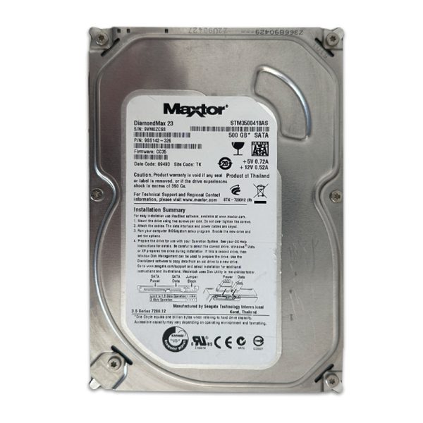 هارد دیسک مکستور Maxtor DiamondMax 500GB استوک
