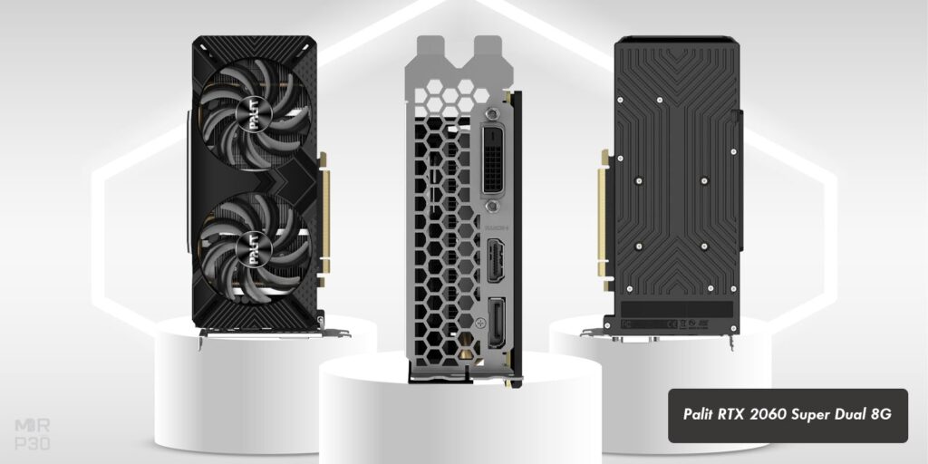 گرافیک Palit RTX 2060 Super Dual 8G GDDR6 استوک 3 قیمت گرافیک Palit 2060 Super