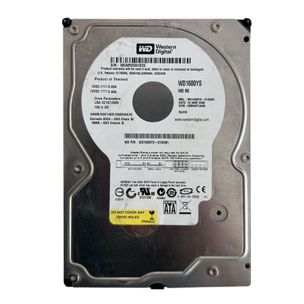 هارد اینترنال 160 گیگ وسترن Western Digital 160GB استوک