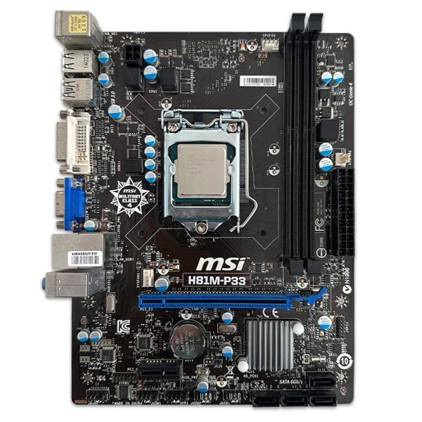 MSI H81M P33 + Intel Core i5 4590