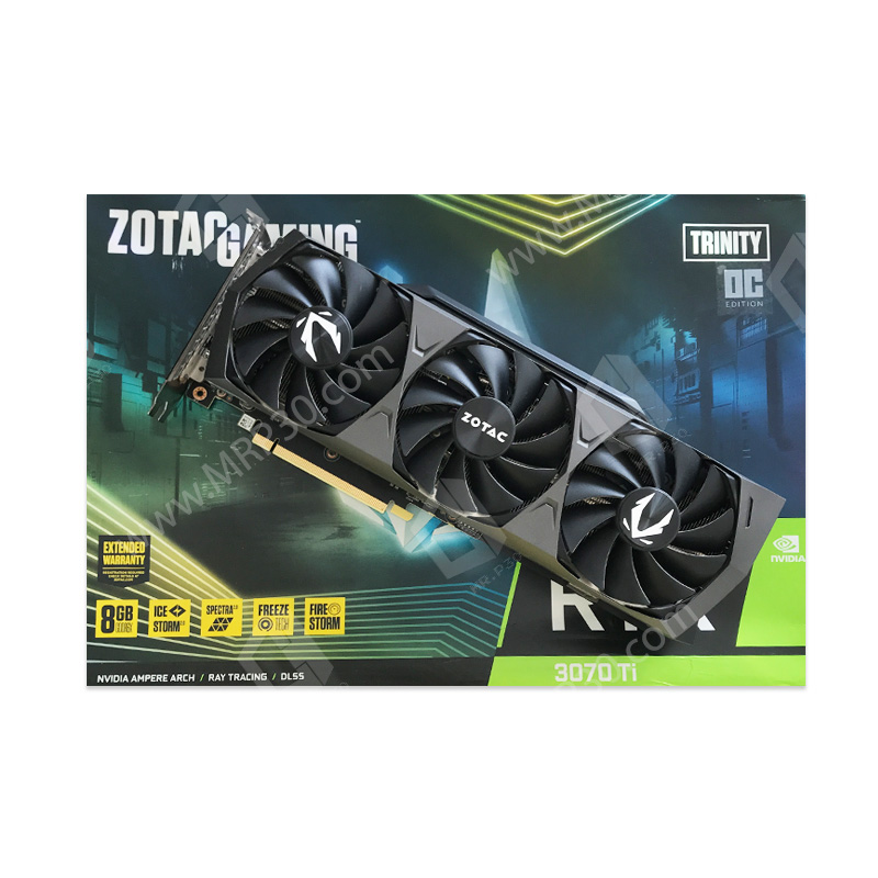 ZOTAC GAMING RTX 3070 TI TRINITY 8G GDDR6 256 BIT (3) گرافیک Zotac RTX 3070 TI Trinity 8G GDDR6X استوک - Image 1