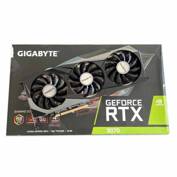 کارت گرافیک Gigabyte RTX 3070 OC 8G GDDR6X استوک