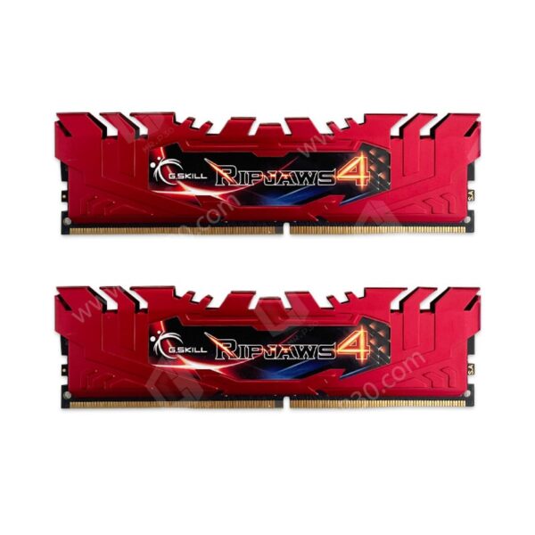 پک 16 گیگ رم GSKILL Ripjaws 4 16GB (8GBx2) DDR4 2666Mhz استوک با گارانتی عقیق رایانه