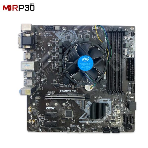 باندل مادربرد MSI B360M Pro VDH + Intel Core i5 8400 + Fan استوک