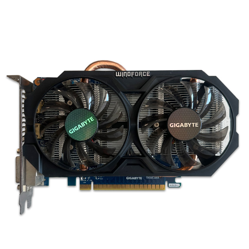 1482 (1) گرافیک Gigabyte GTX 750 Ti OC WINDFORCE 2G GDDR5 استوک - Image 1