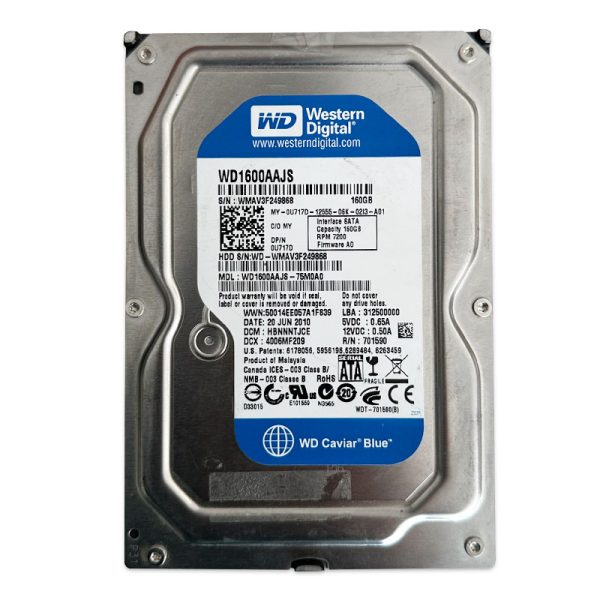 هارد اینترنال 160 گیگ Western Digital Blue 160GB استوک