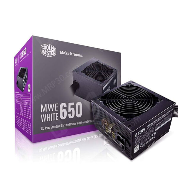 پاور کولرمستر Cooler Master MWE White 650W استوک