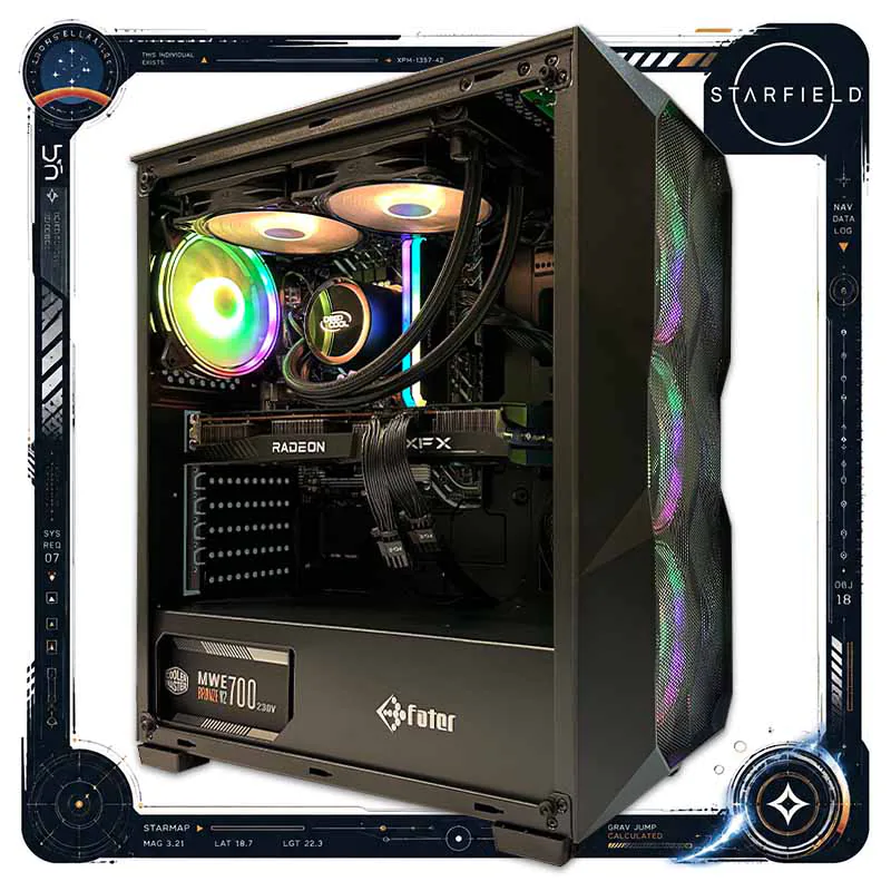 Starfield سیستم کامپیوتر گیمینگ بازی استارفیلد ( Starfield ) با 6 ماه گارانتی