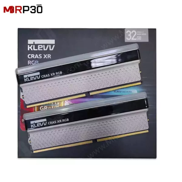 پک رم کلو Klevv Cras XR RGB Dual 32GB (16x2) DDR4 4000Mhz استوک