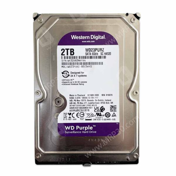 هارد WD Purple 2TB WD23PURZ استوک