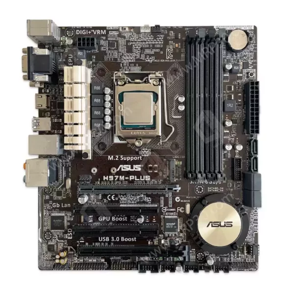 باندل مادربرد ASUS H97M PLUS + Intel Core i5 4690 *استوک