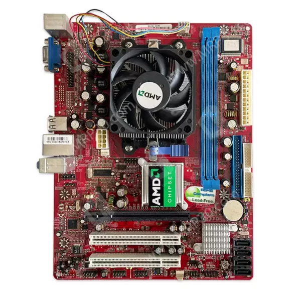 باندل مادربرد Sapphire RS690 V2 و AMD Athlon II X2 240 * استوک با فن
