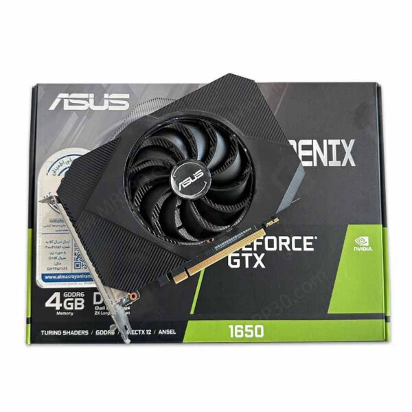 گرافیک ASUS Phoenix GTX 1650 4G GDDR6 استوک