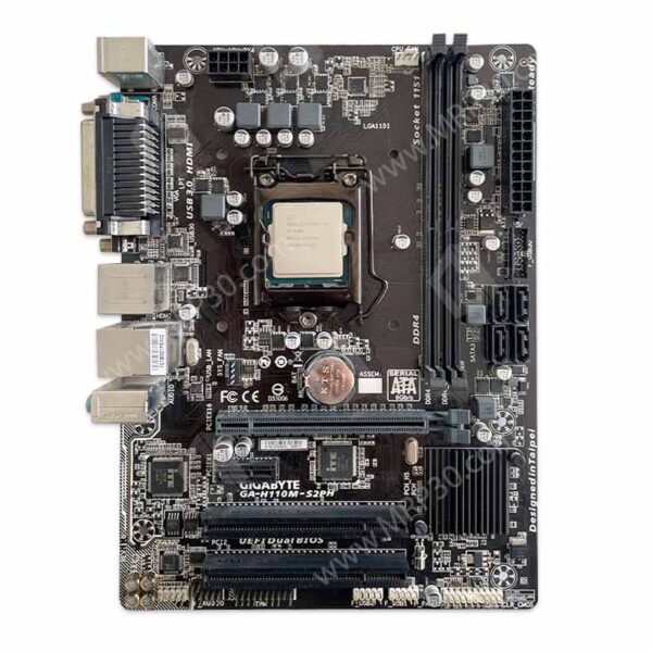 باندل مادربرد Gigabyte H110M-S2PH و i3 6100 استوک