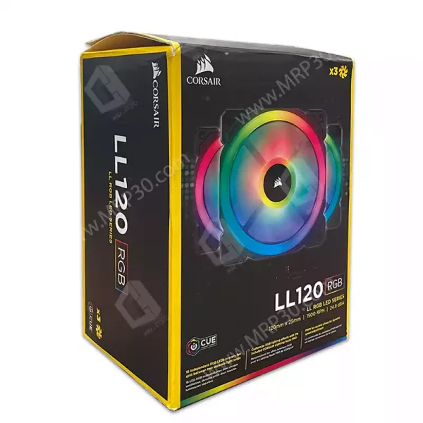 فن کیس کامپیوتر Fan CASE Corsair LL120 RGB استوک