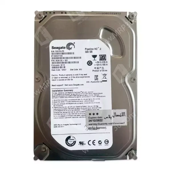 هارد Seagate Pipeline ST3320311CS 320GB استوک