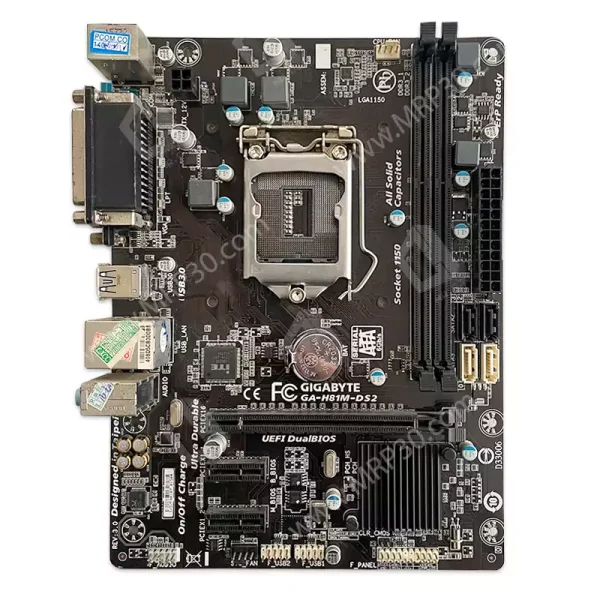 مادربرد گیگابایت Gigabyte H81-M-DS2 استوک