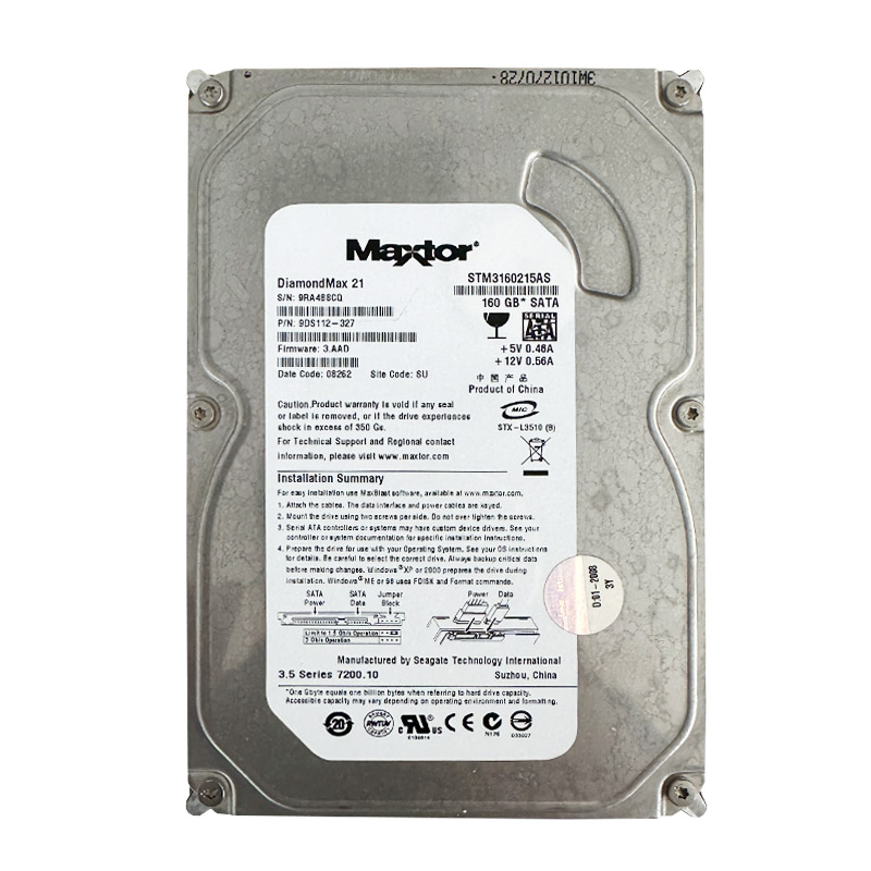 10091 هارد Maxtor 160GB STM3160215AS استوک