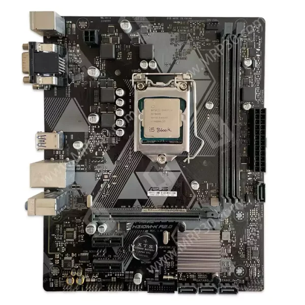 باندل مادربرد ASUS Prime H310M-K R2.0 و i5 8600K استوک