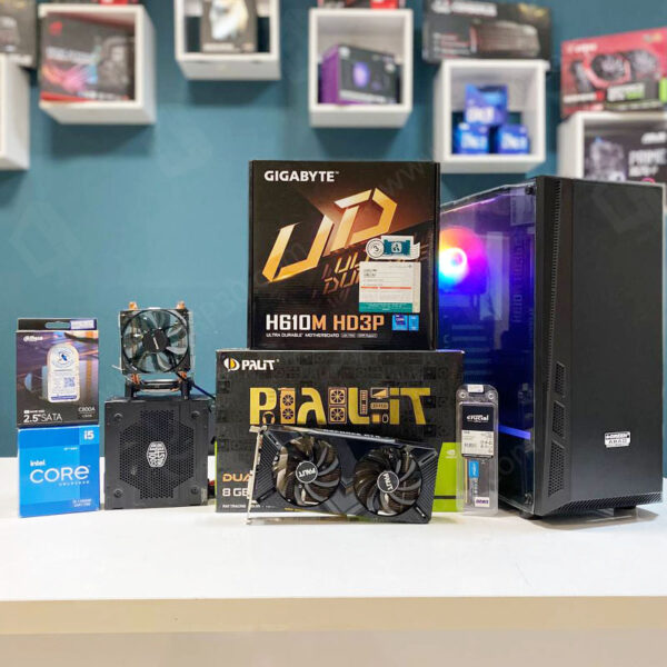 کیس کامل با بودجه 35 میلیون تومان DDR5 با 6 ماه گارانتی