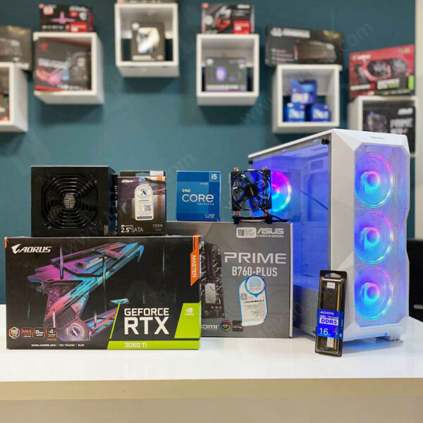 کیس کامل DDR5 با بودجه 45 میلیون تومان استوک با 6 ماه گارانتی