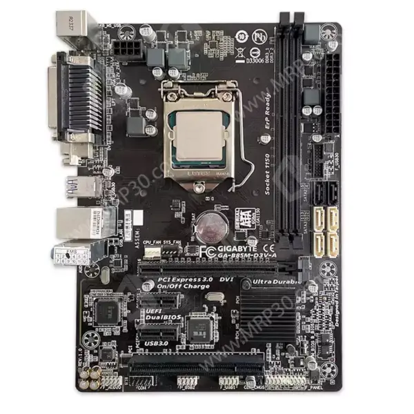 باندل مادربرد GIGABYTE B85M-D3V-A و i5 4460 استوک