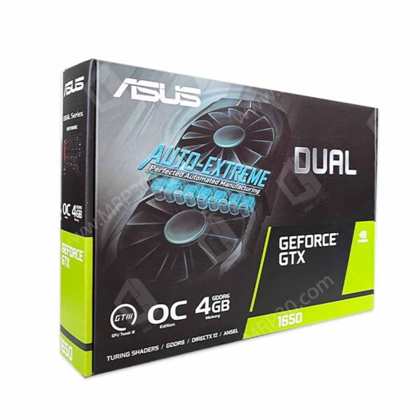 کارت گرافیک ASUS Dual GTX 1650 OC 4G GDDR6