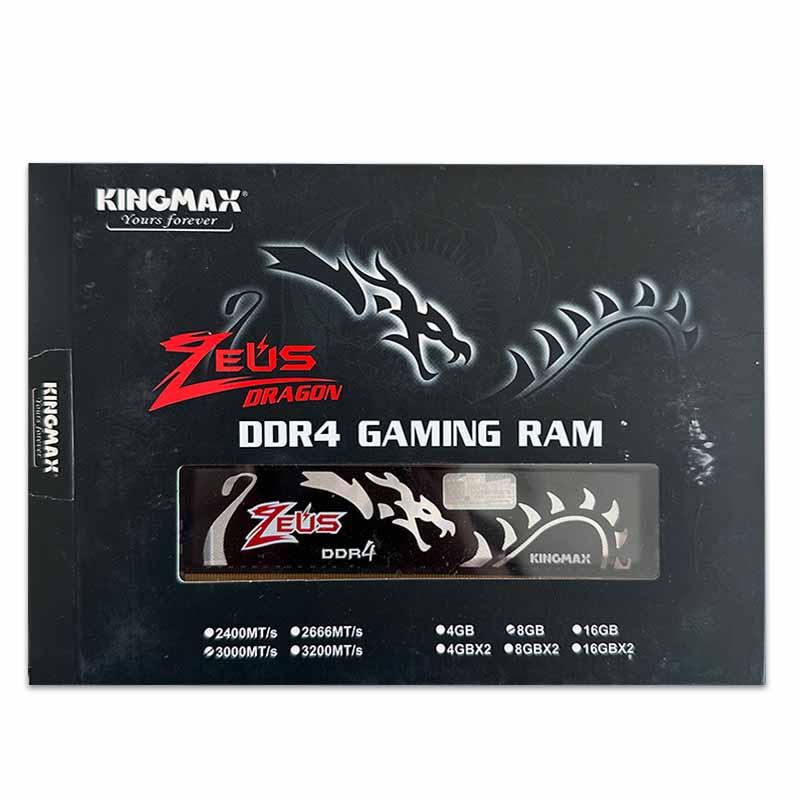 200770-3 رم کینگ مکس Kingmax Zeus 8GB DDR4 3000Mhz استوک - Image 5