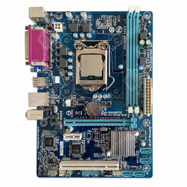 باندل مادربرد GIGABYTE H61M WW + i5 3470 استوک