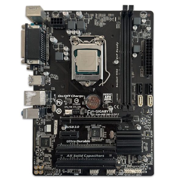 باندل مادربرد GIGABYTE GA-H81M-S2PT + Pentium G3240 استوک