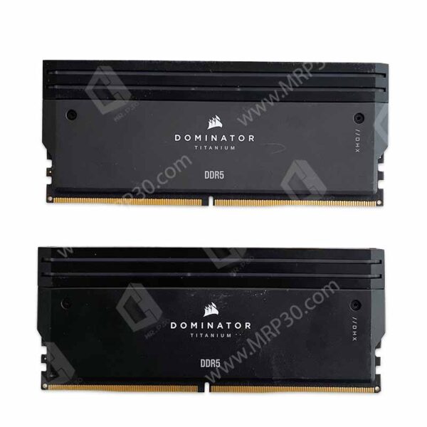 پک رم کورسیر Corsair Dominator Titanium RGB 32GB (16x2) DDR5 6000MHZ استوک