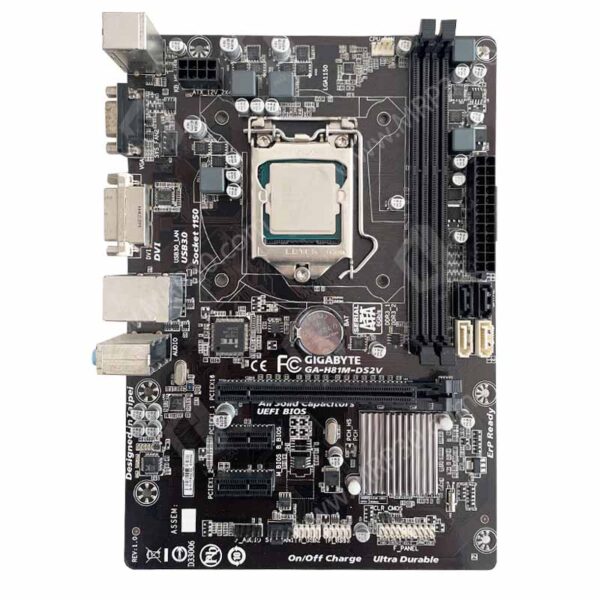 باندل مادربرد Gigabyte H81M DS2V و i5 4670K استوک