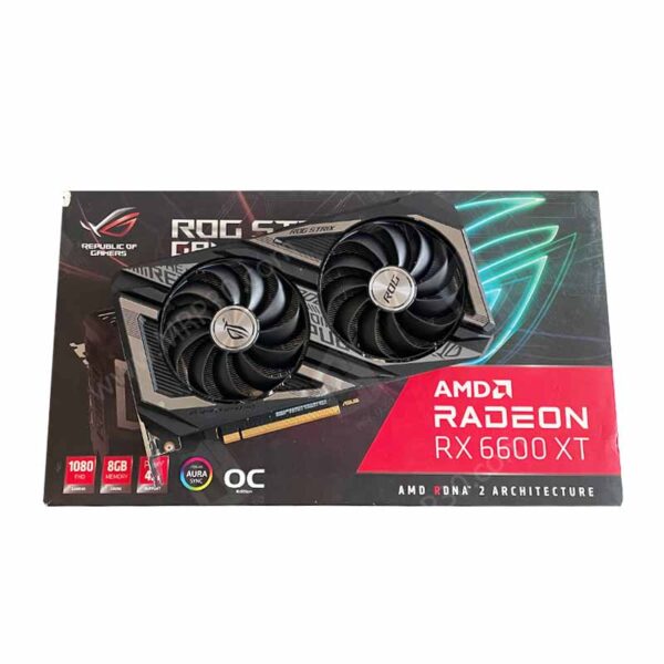کارت گرافیک ایسوس ASUS Rog Strix RX 6600 XT OC 8G GDDR6 استوک