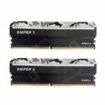 پک رم 16 گیگ GSkill Sniper X 16GB (8GBx2) DDR4 3600Mhz استوک