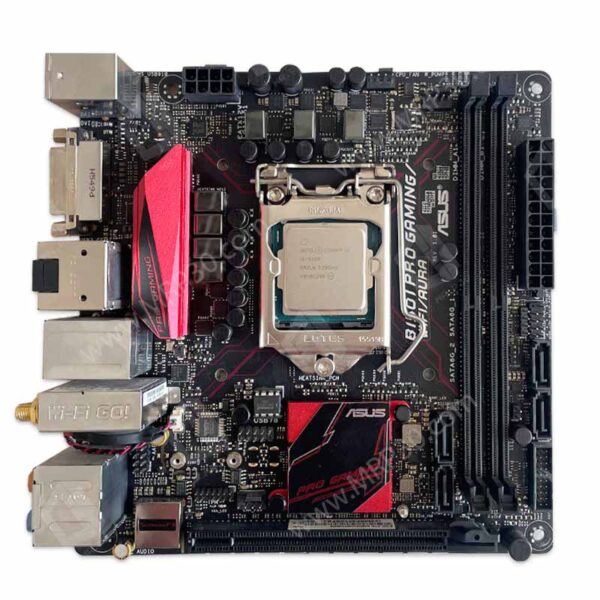 باندل مادربرد ایسوس ASUS B150i Pro Gaming Aura Wifi + i5 6500