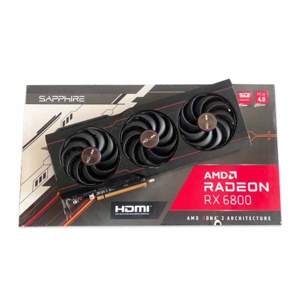 گرافیک SAPPHIRE PULSE RX 6800 GAMING OC 16G DDR6 256 BIT استوک