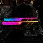 پک 16 گیگ رم GSKILL Trident Z Royal Gold RGB 16GB (8x2) DDR4 4000mhz استوک