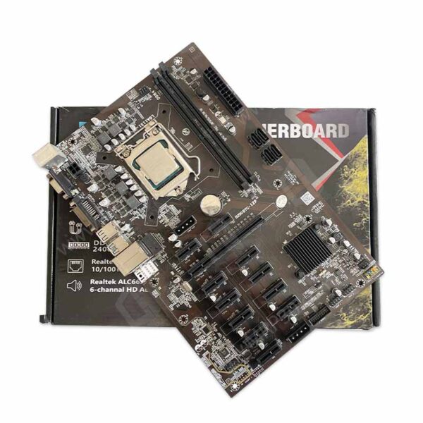 باندل مادربرد Biostar B250 Btc-12P + Intel Pentium G4400 استوک
