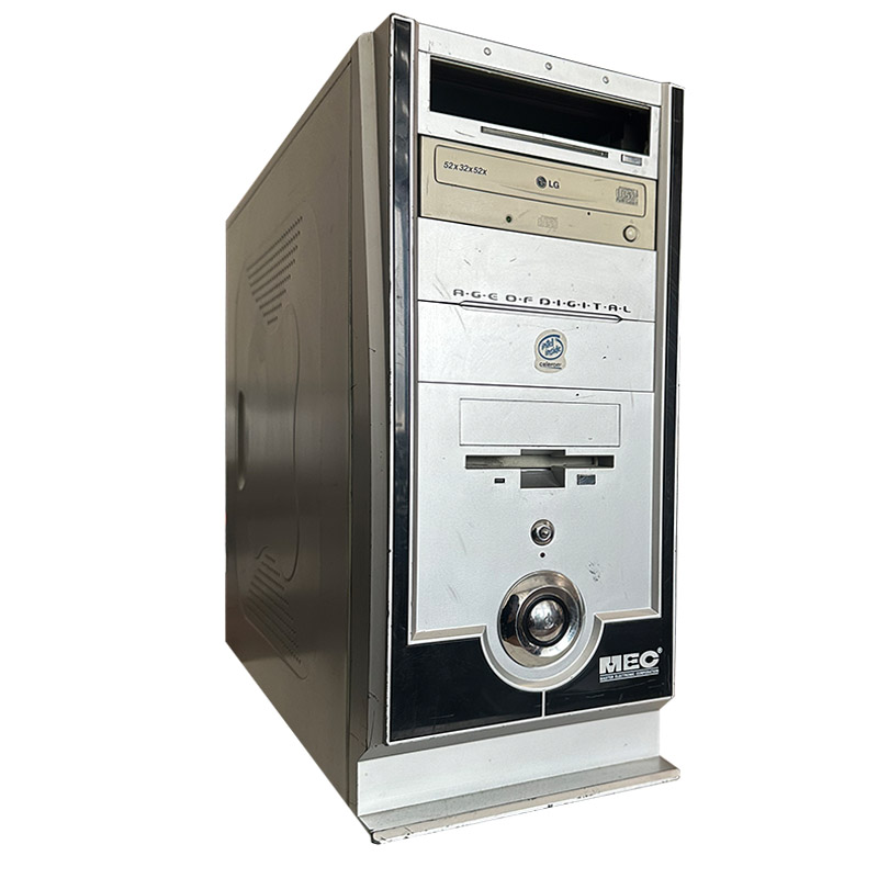 6206-1 قاب کیس کامپیوتر Case Silver MEC استوک