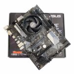 باندل مادربرد ASUS Prime B450-Plus + Ryzen 5 3400G استوک با فن