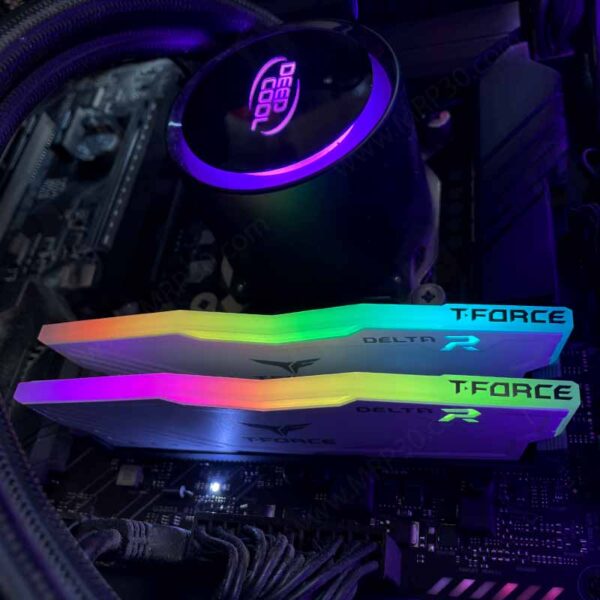 پک رم تیم گروپ TeamGroup T-Force Delta R RGB 32G (16x2) DDR4 3200Mhz استوک