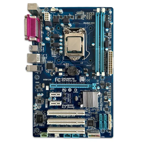 باندل GIGABYTE GA-P61A-D3 + Pentium G2020 استوک