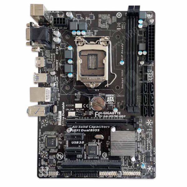 مادربرد گیگابایت Gigabyte H97M HD3 استوک
